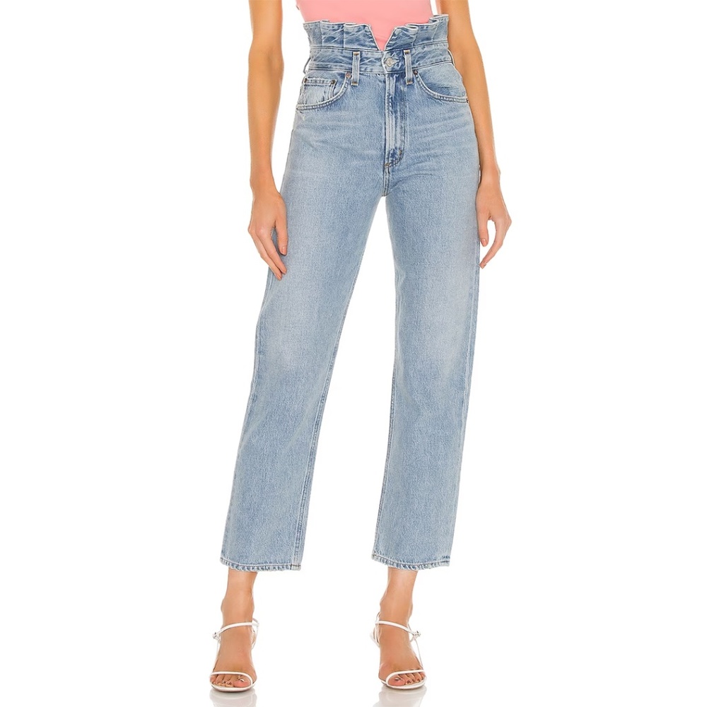 Lettuce Waistband Reworked High Rise Fitted 90's in Revival